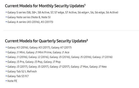 actualizaciones android samsung