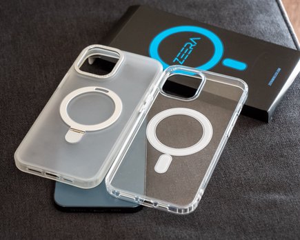probamos las fundas z e e r a mag safe kickstand y mag safe clear para i phone
