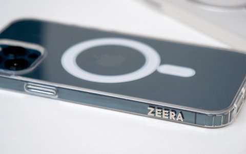 funda zeera magsafe transparente detalle