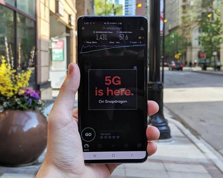 galaxy s10 5g resultados test velocidad