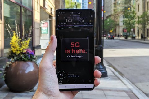 galaxy s10 5g resultados test velocidad