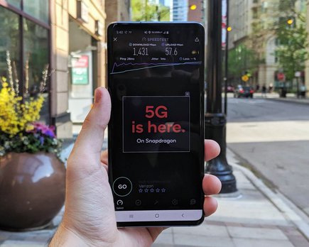 galaxy s10 5g resultados test velocidad