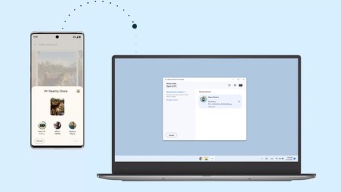 google lanza app transferir ficheros entre android y windows