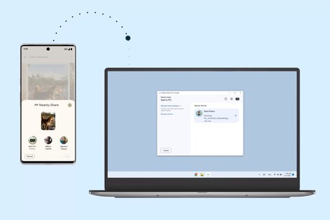 google lanza app transferir ficheros entre android y windows