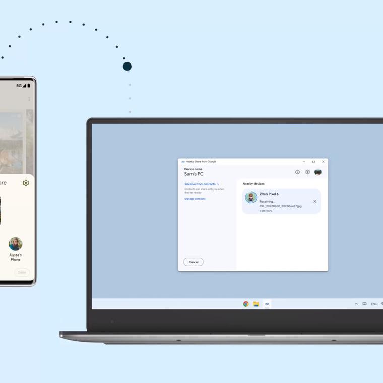 google lanza app transferir ficheros entre android y windows