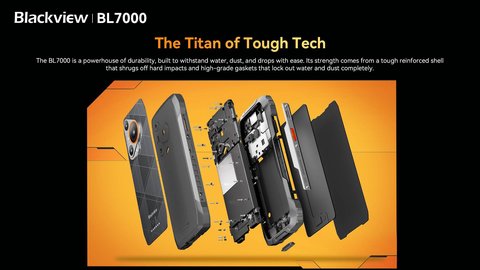 blackview presenta el primer teléfono rugerizado insignia 5 g con i a del mundo el b l7000, impulsado por 3 modelos de i a