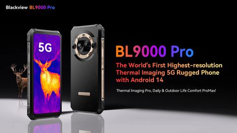 blackview presenta el b l9000 pro el primer teléfono robusto 5 g con termografía f l i r de alta resolución
