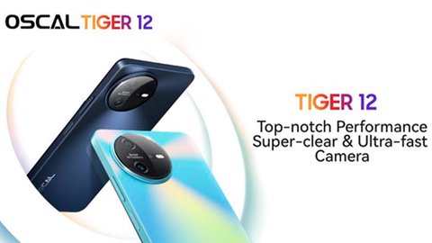 el nuevo smartphone oscal t i g e r 12 tiene pantalla 2.4 k a 120 hz y hasta 24 g b de r a m