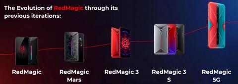 evolucion nubia red magic
