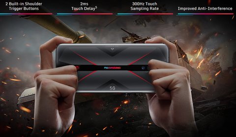 nubia red magic 5g caracteristicas especificaciones precio botones gatillos