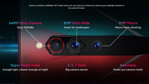 nubia red magic 5g caracteristicas especificaciones precio camaras