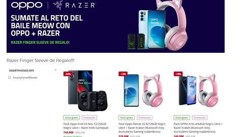 promocion oppo y razer 202202