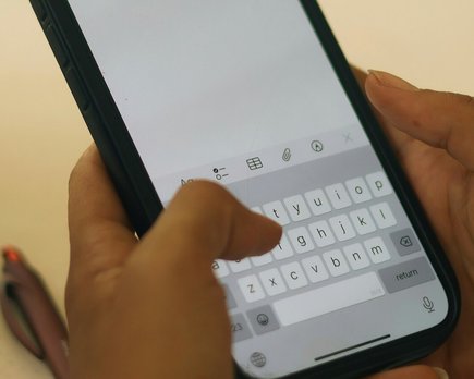 test de escritura movil