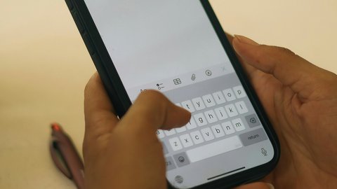 test de escritura movil