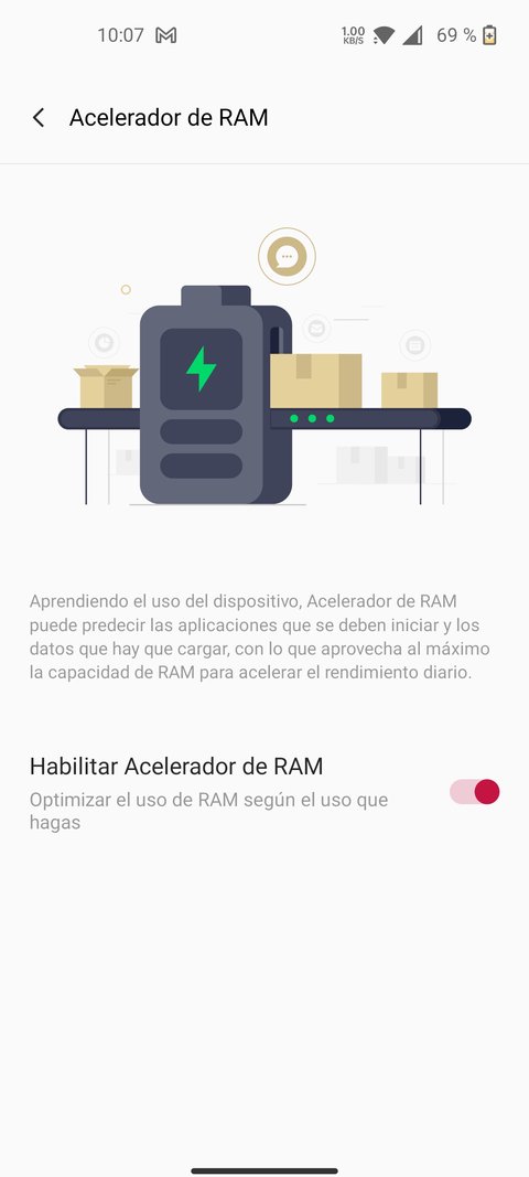 trucos oneplus nord 2 ram boost