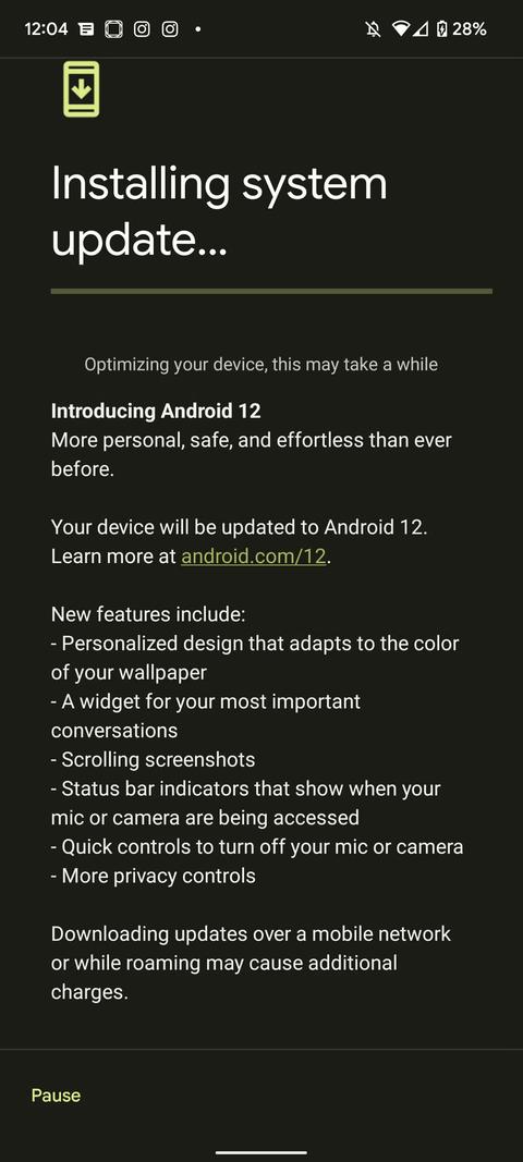 android 12 pixel