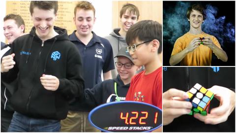 feliks zemdegs bate record cubo rubik 3x3 422 segundos