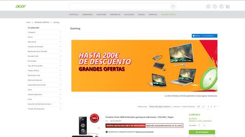 ofertas acer