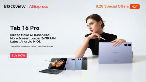 aliexpress ofertas 828 blackview tab 16 pro