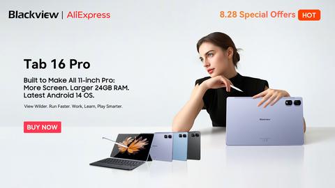 aliexpress ofertas 828 blackview tab 16 pro