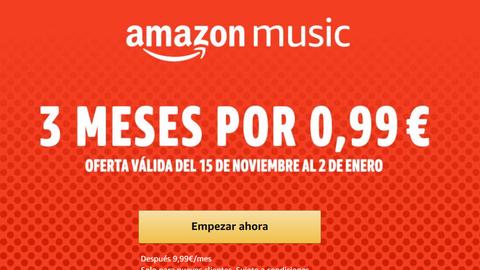 ¡ chollo! 3 meses de amazon music unlimited por solo 0,99 euros