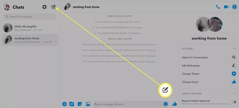 facebook messenger bloqueado abrir chat
