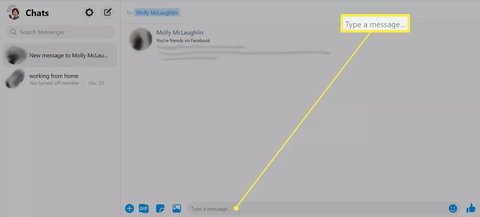 facebook messenger bloqueado escribir mensaje