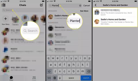 facebook messenger historial buscador