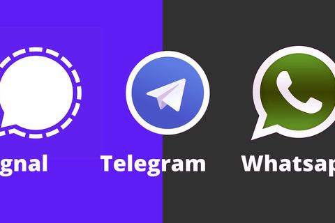 whatsapp vs telegram vs signal