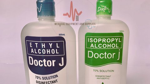 poder desinfectante alcohol etílico vs. alcohol isopropílico