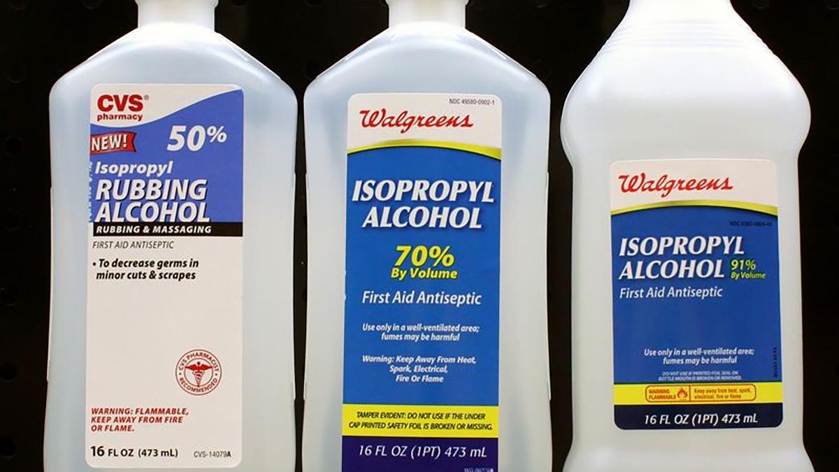 desinfectante porcentaje alcohol isopropilico