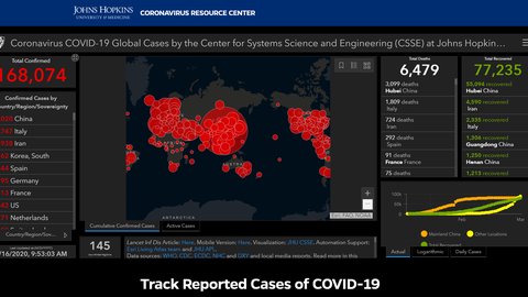 mapa coronavirus malware