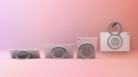 Los cuatro modos de soporte de la Lenovo Tab Plus Gen 2
