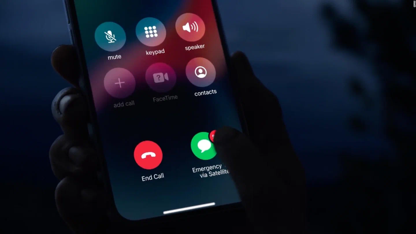 emergencia sos apple satelital