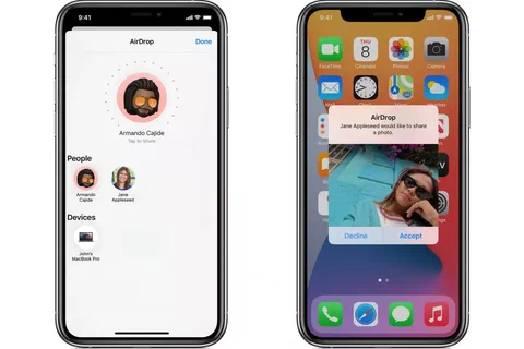 apple restringe airdrop