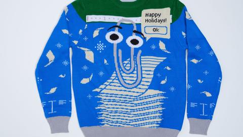 fiestas celebra sueter clippy