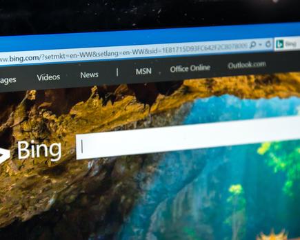 consulta mas popular en bing es google