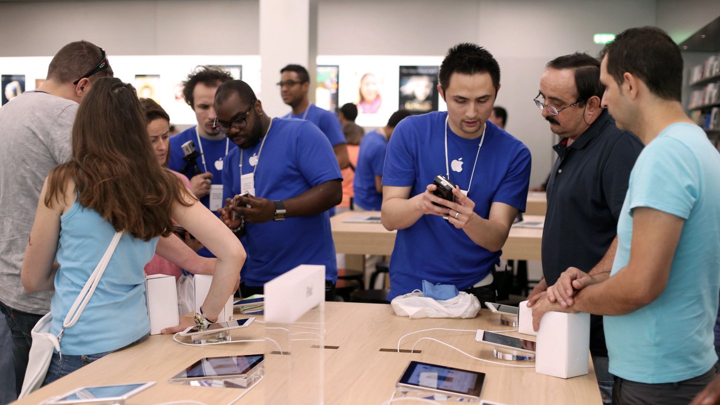 empleados apple store usando android para ocultar jefes planes sindicatos