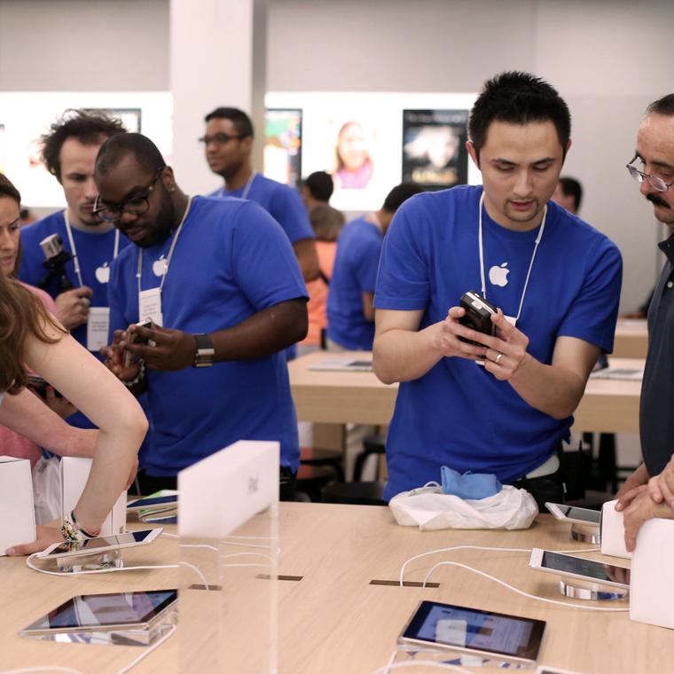 empleados apple store usando android para ocultar jefes planes sindicatos