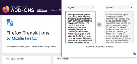 mozilla traducciones