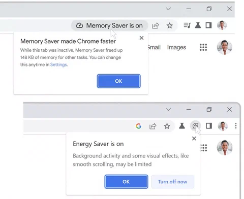 reservar memoria google chrome
