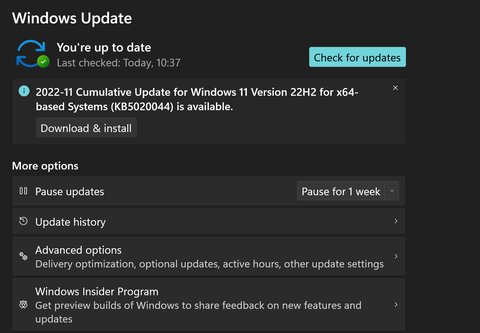 windows update