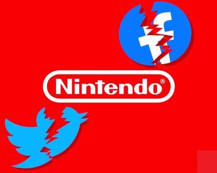 nintendo twitter facebook