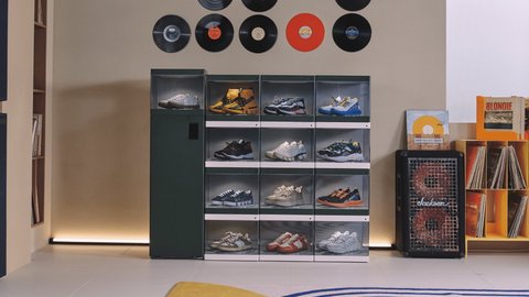 caja zapatos lg