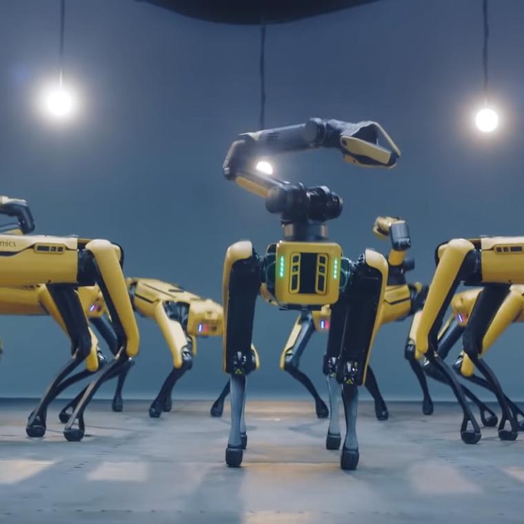 nuevo baile robot spot boston dynamics 202107