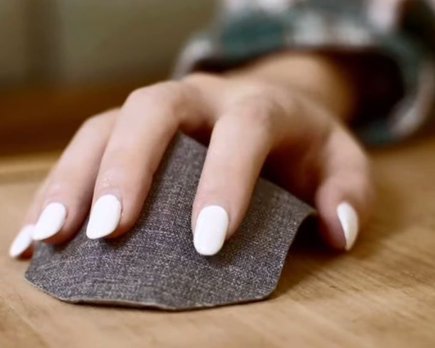 el ratón inspirado en el origami se pliega cuando no se utiliza