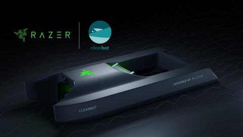 razer colabora con clear bot para mejorar el diseño de su robot que limpia los océanos de plástico