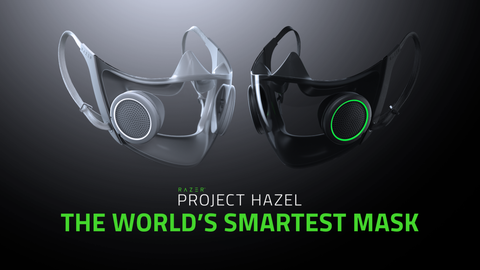 razer trabaja en una mascarilla n95 inteligente y con iluminación r g b