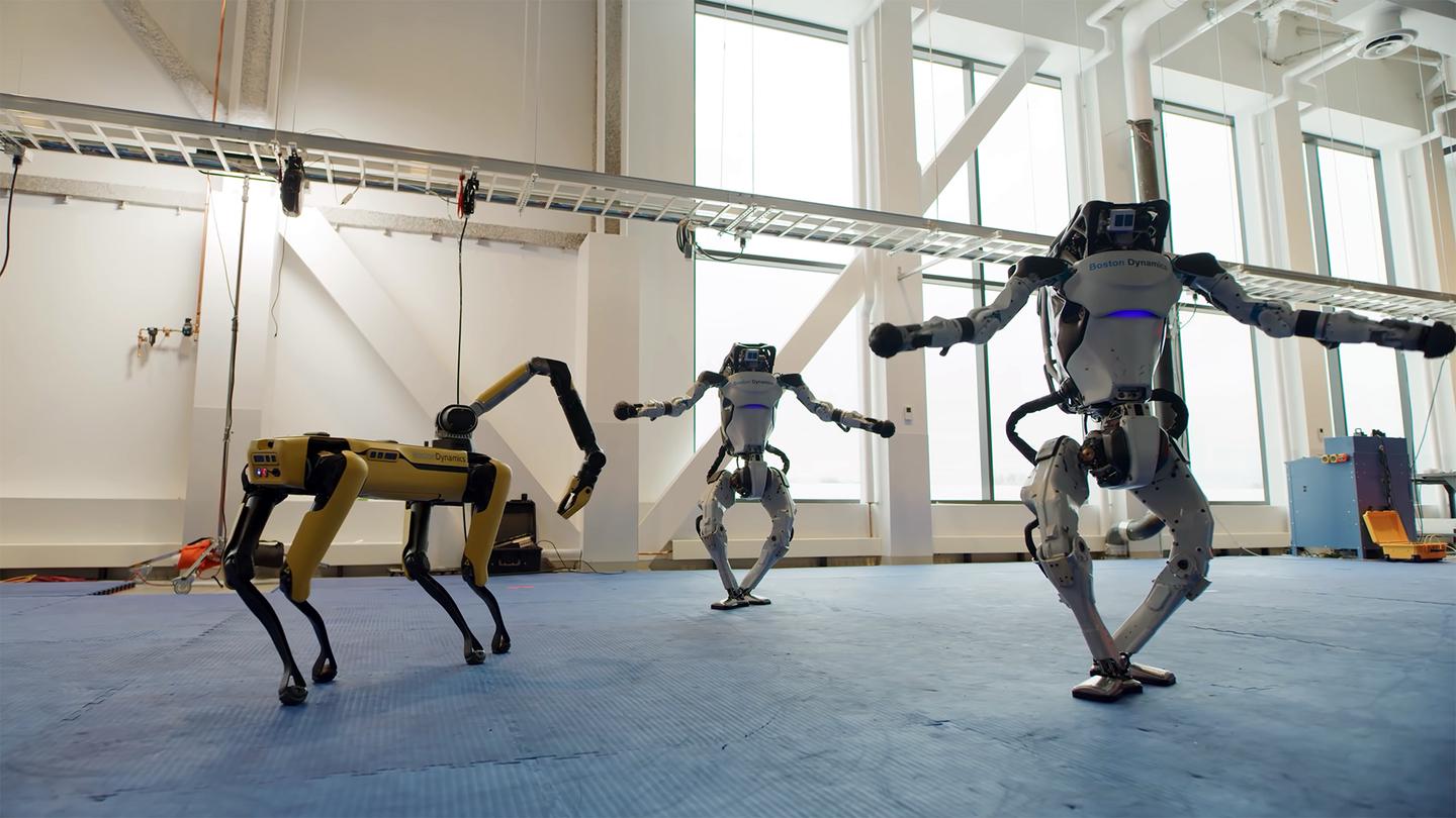 robots boston dynamics bailando