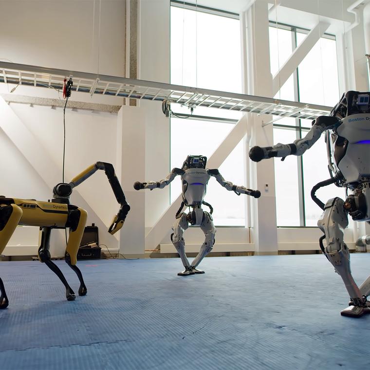 robots boston dynamics bailando